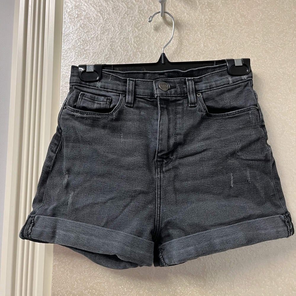BDG High Waisted Black Jean Shorts